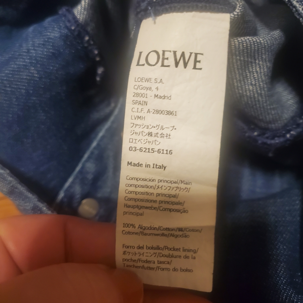 Loewe Jeans Dress Womens Sz 38 Italy Cotton Sz 4 USA. - Picture 13 of 16